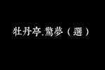 牡丹亭 惊梦 片段